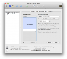 Mac OSX Partition